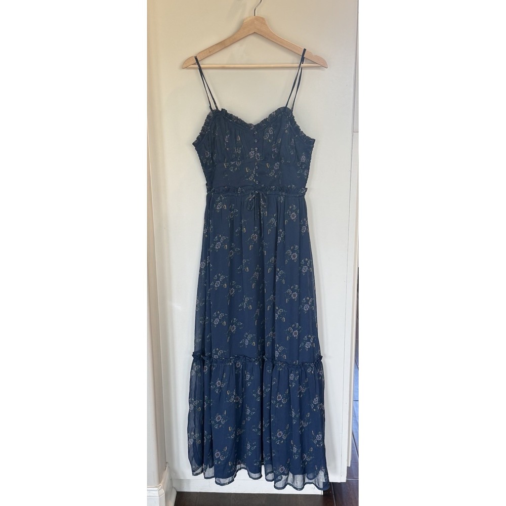 Patrons of Peace Floral Coquette Large Maxi Dress Boho Fairy Wedding Guest Flowy